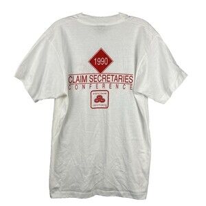 VTG Screen Stars Best Single Stitch T-Shirt L State Farm Secretary Conf 1990 USA